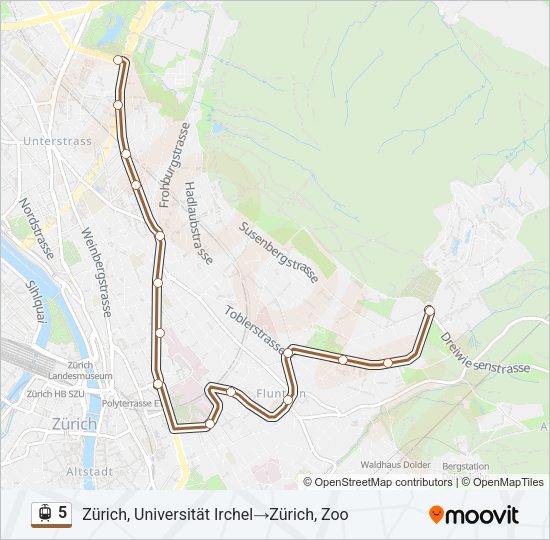 5 Light Rail Line Map