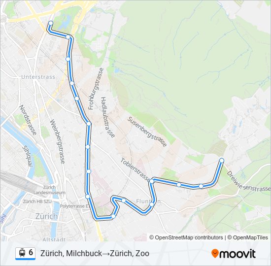 6 light rail Line Map