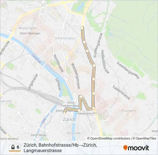 6 Light Rail Line Map