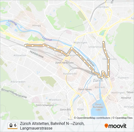 6 Light Rail Line Map