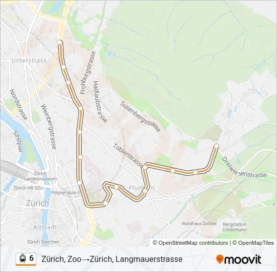 6 Light Rail Line Map