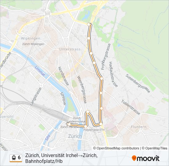 6 Light Rail Line Map