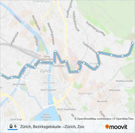 6 Light Rail Line Map