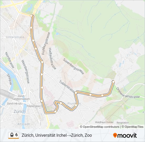 6 Light Rail Line Map