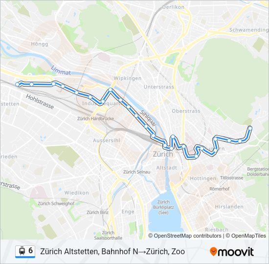 6 Light Rail Line Map