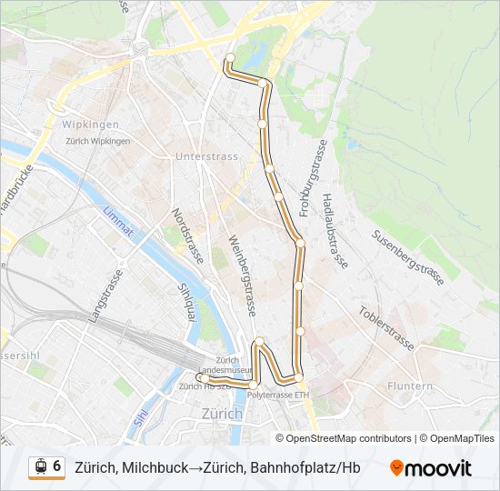 6 Light Rail Line Map