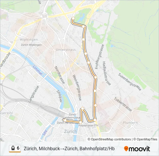 6 Light Rail Line Map