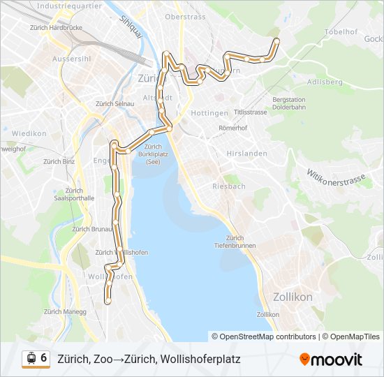 6 Light Rail Line Map