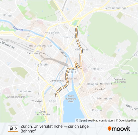 6 Light Rail Line Map
