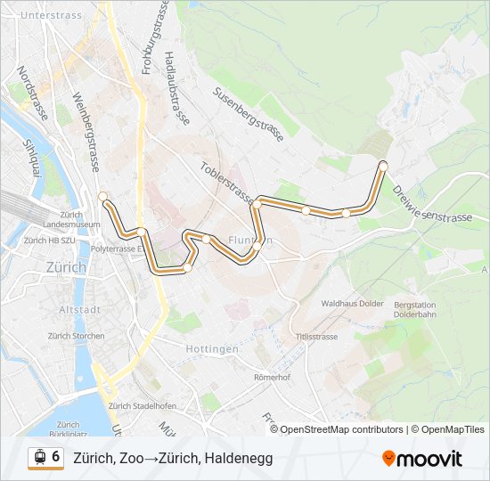 6 Light Rail Line Map