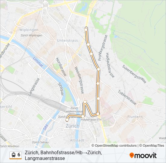 6 Light Rail Line Map