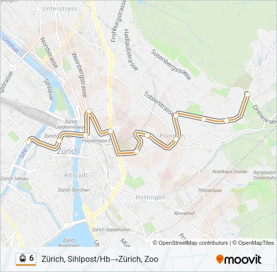 6 Light Rail Line Map