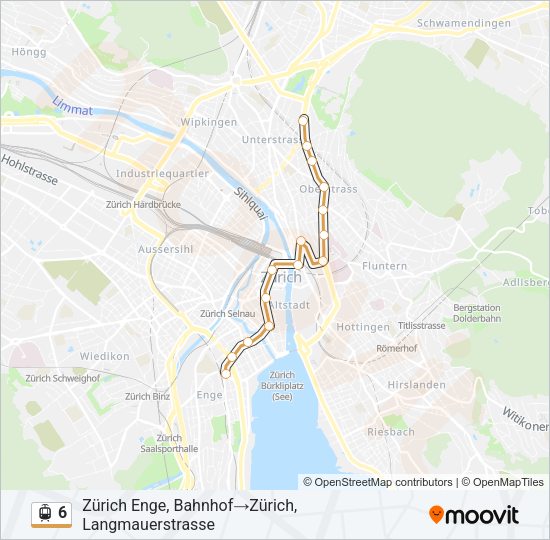 6 Light Rail Line Map