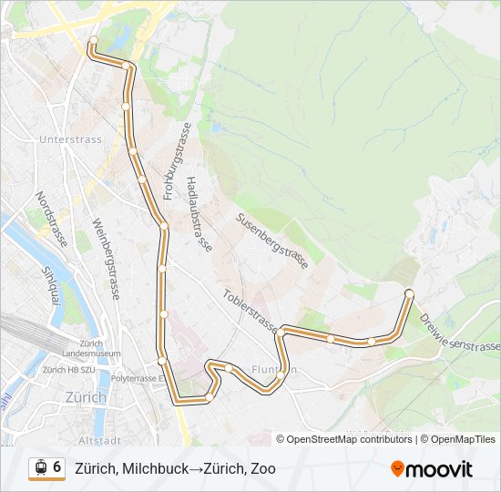 6 Light Rail Line Map