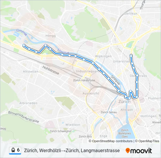 6 Light Rail Line Map