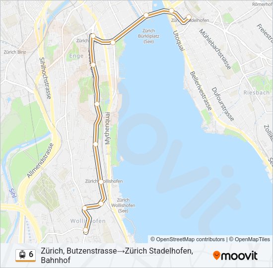 6 Light Rail Line Map