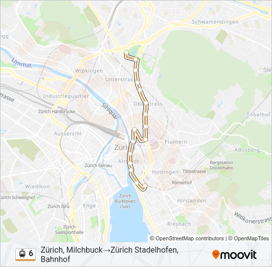6 Light Rail Line Map