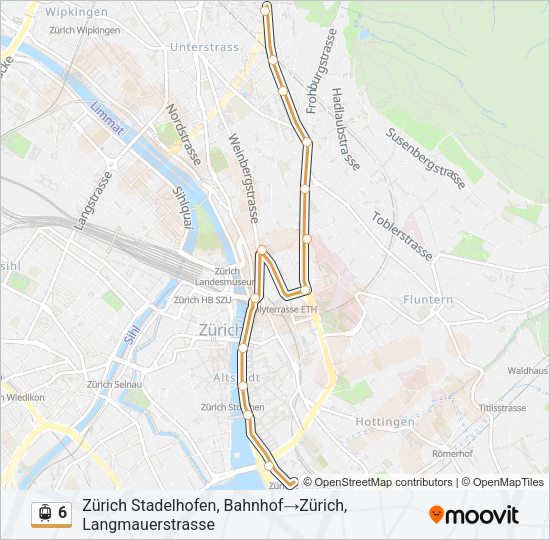 6 Light Rail Line Map