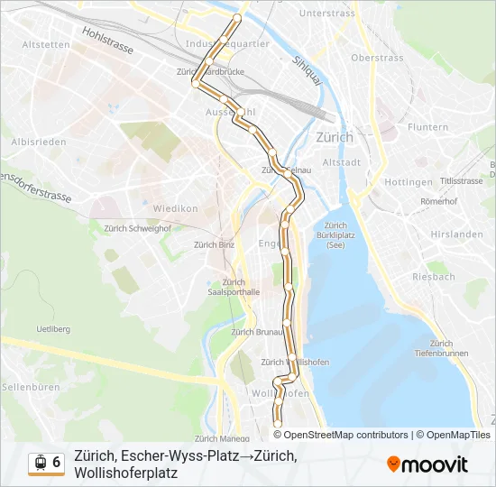 6 Light Rail Line Map