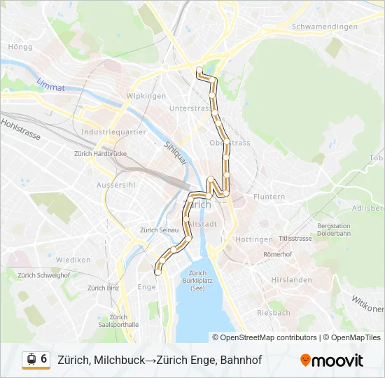 6 Light Rail Line Map
