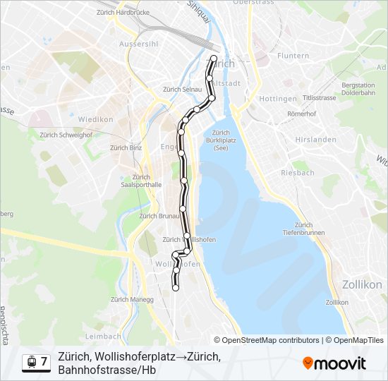 7 Light Rail Line Map
