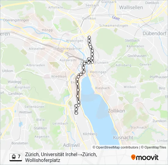 7 Light Rail Line Map