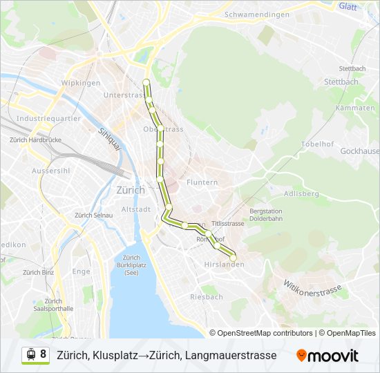8 Light Rail Line Map