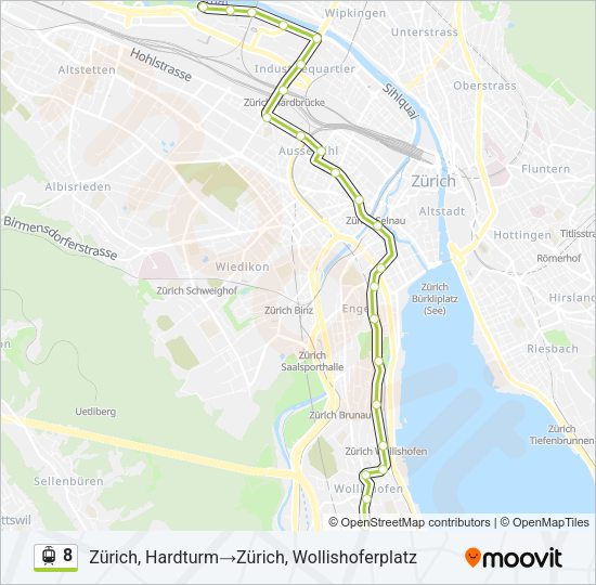 8 Light Rail Line Map