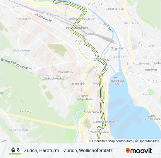 8 Light Rail Line Map