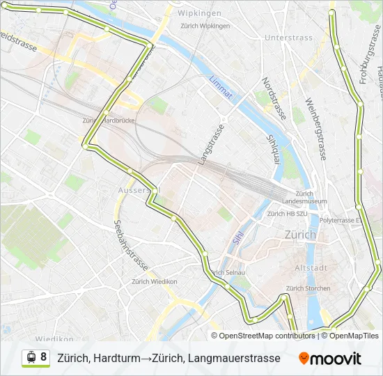 8 Light Rail Line Map