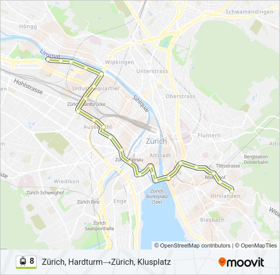 8 Light Rail Line Map