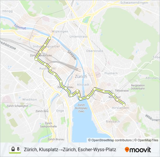 8 Light Rail Line Map