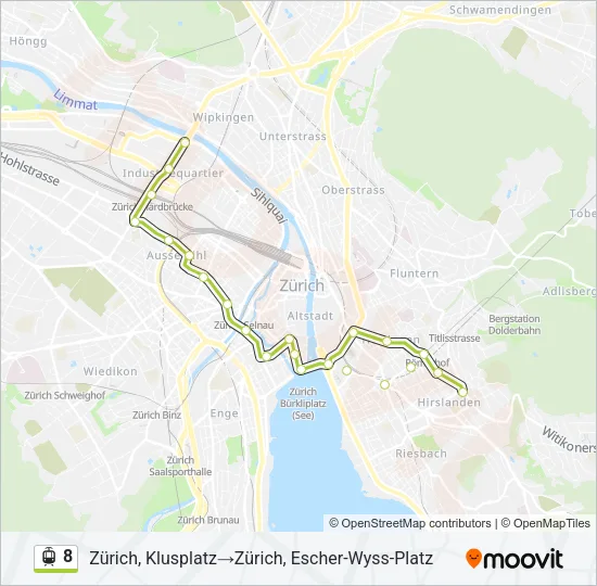 8 Light Rail Line Map