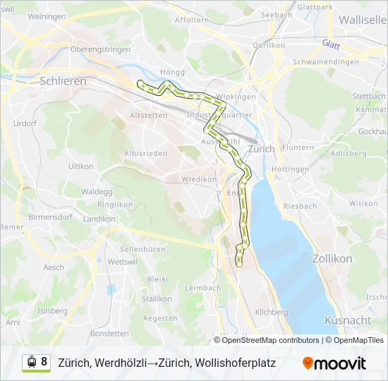 8 Light Rail Line Map