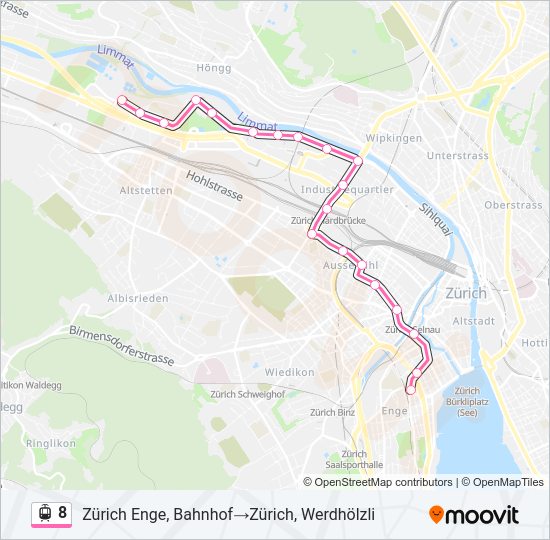 8 Light Rail Line Map