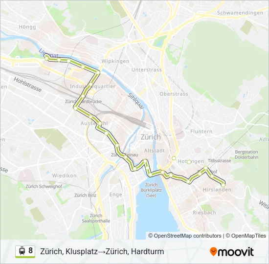 8 Light Rail Line Map