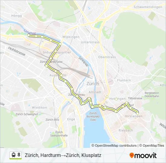 8 Light Rail Line Map