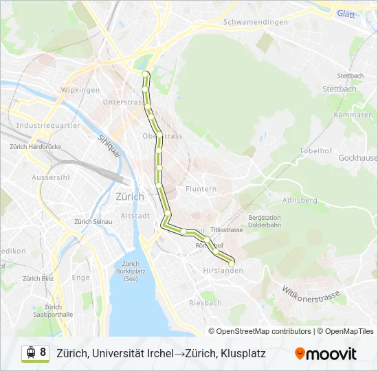 8 Light Rail Line Map