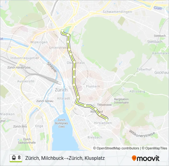 8 Light Rail Line Map