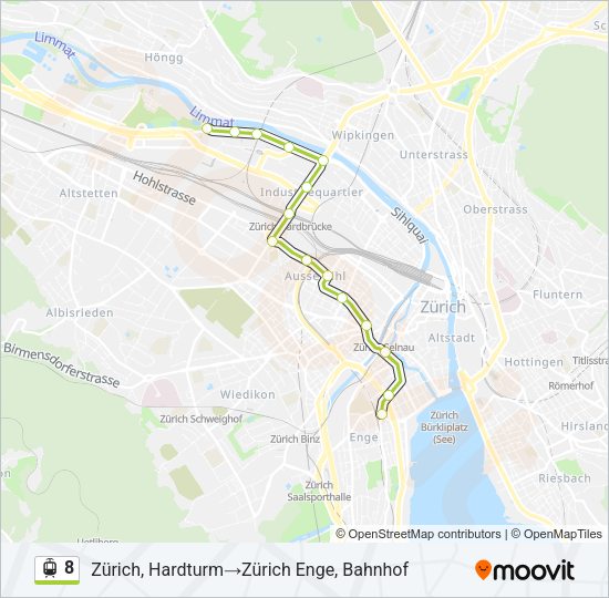 8 Light Rail Line Map