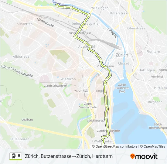 8 Light Rail Line Map