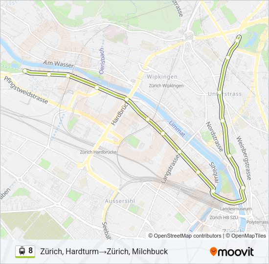 8 Light Rail Line Map