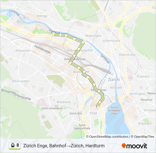 8 Light Rail Line Map