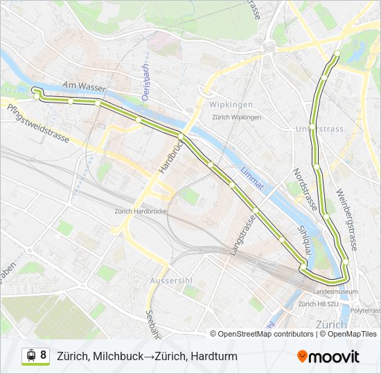 8 Light Rail Line Map