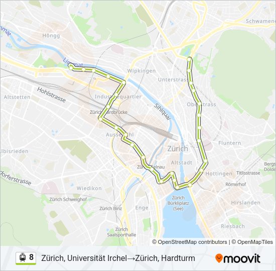 8 Light Rail Line Map
