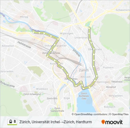 8 Light Rail Line Map
