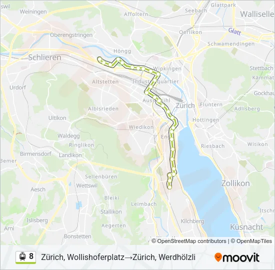 8 Light Rail Line Map