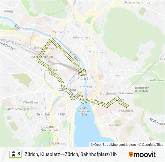 8 Light Rail Line Map