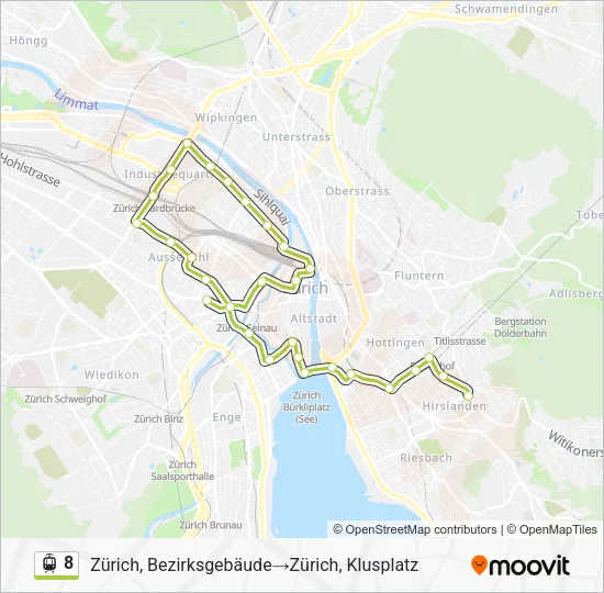 8 Light Rail Line Map