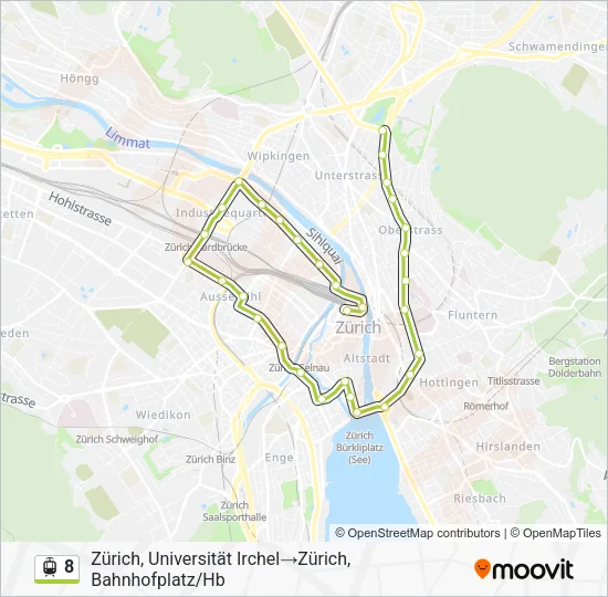 8 Light Rail Line Map